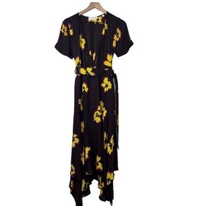 A.L.C. Claire Floral 100% Silk Dress